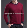 Men's Round Neck Fit Cashmere Sweater